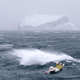 A month into his epic trip, Morgan temporarily drifted into the Arctic Circle, where he napped for several days.